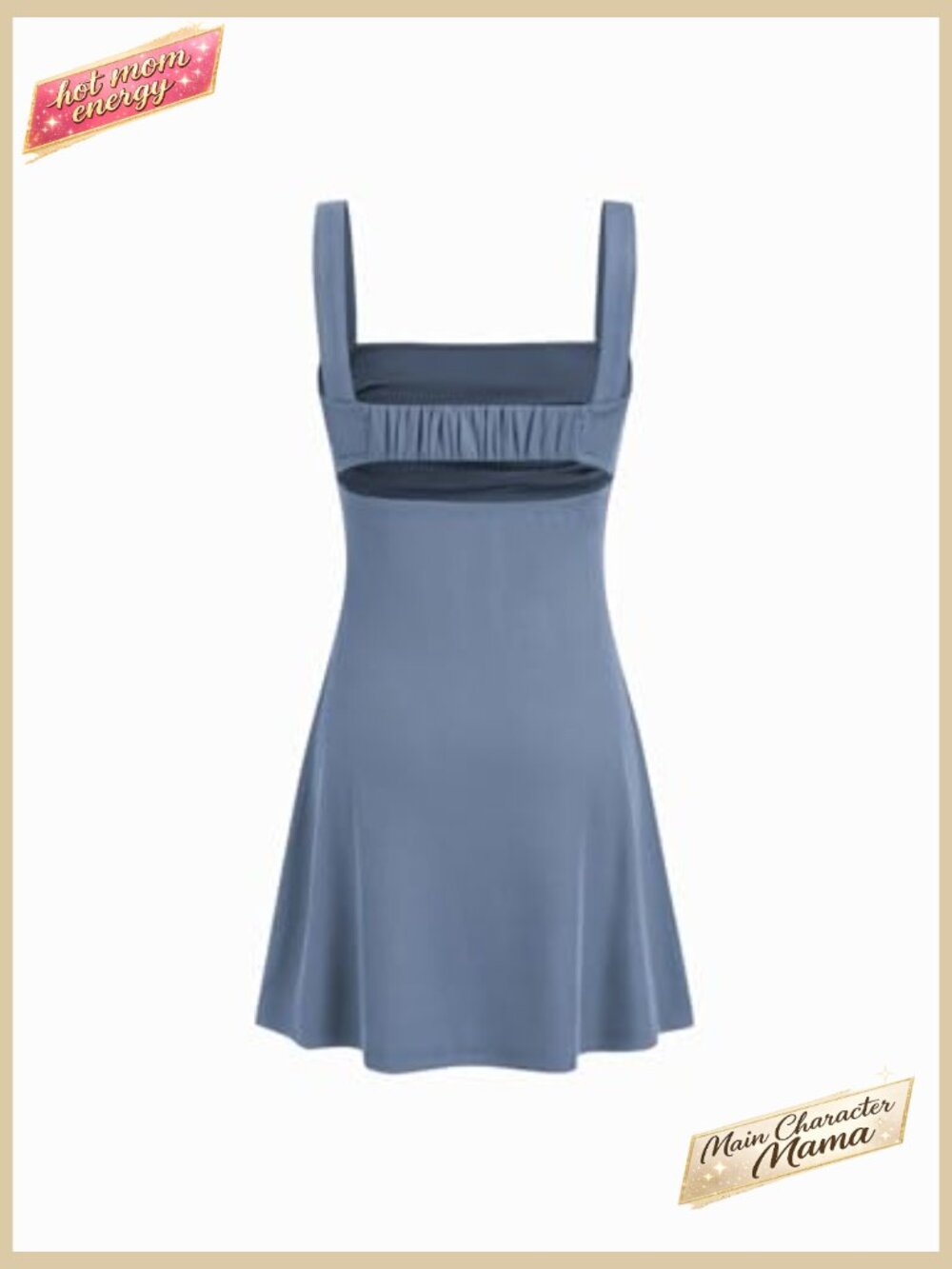 Square Neck Cut Out Back Mini Dress Ruched Floral Summer Cocktail Sleeveless - Picture 3 of 6